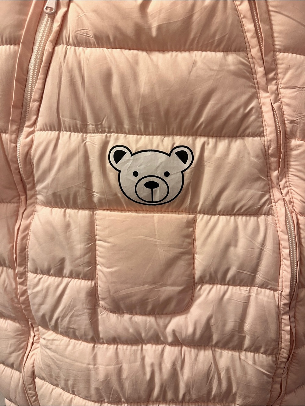Baby Pink Puffer Jacket Winter Snowsuit - Picture 4 of 6